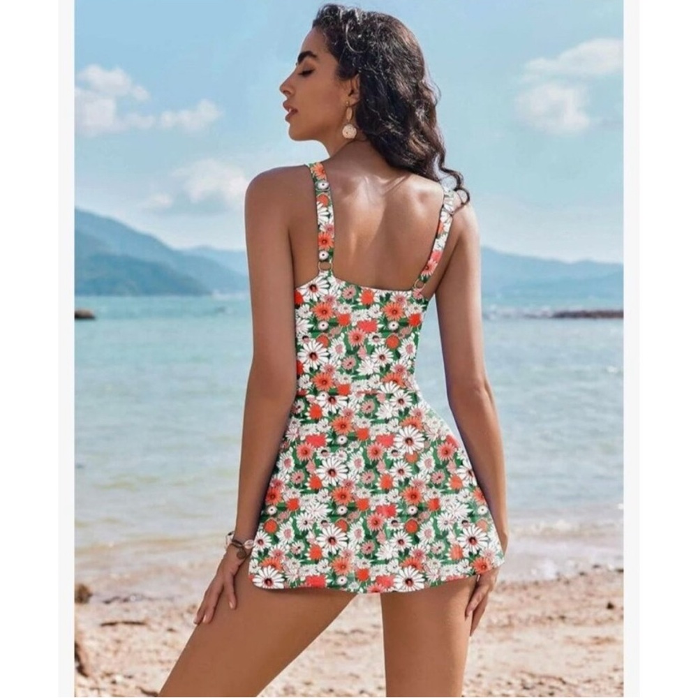 NWT Ai’Mage Swimdress Tummy Control Bathing Suit Size XL - Picture 2 of 6